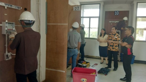 ภาพข่าว: สนพ.ลพบุรี ดำเนินการทดสอบมาตรฐานฝีมือแรงงานแห่งชาติ สาขาช่างไฟฟ้าภายในอาคาร ระดับ 1 ประจำเดือนมกราคม รุ่นที่1