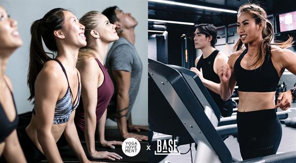 BASE จับมือกับแบรนด์โยคะยอดนิยมจากสิงคโปร์ พร้อมเปิดตัวการออกกำลังกายแนวไฮบริด