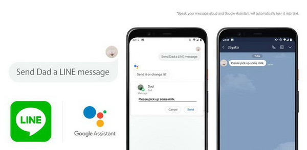 LINE Now Supports the Google AssistantSend LINE messages on your Android(TM)? smartphone using only your