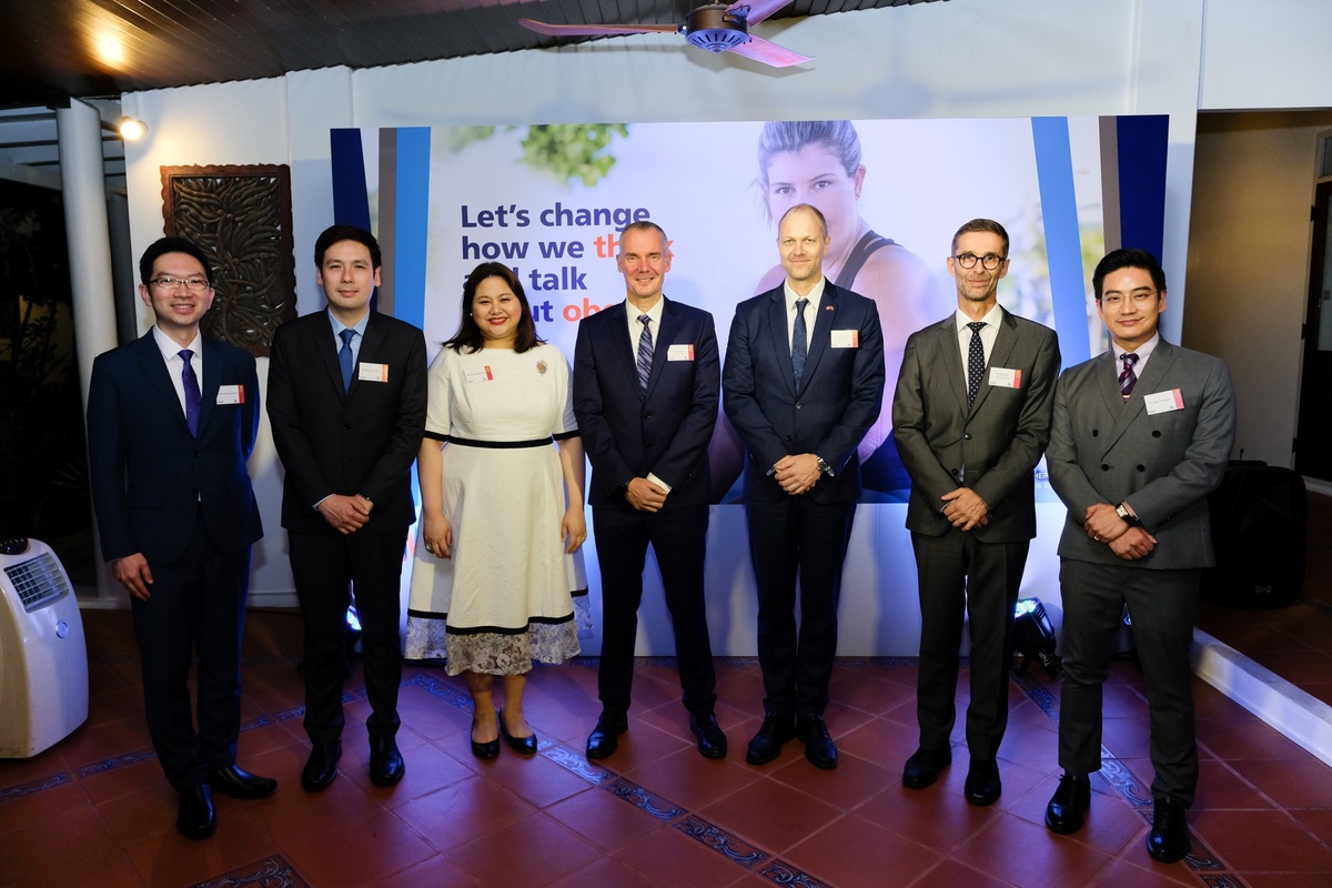 Photo Release: The Embassy of Denmark and Novo Nordisk Pharma (Thailand) Co., Ltd joined hands to support World Obesity Day 2020 Changing the