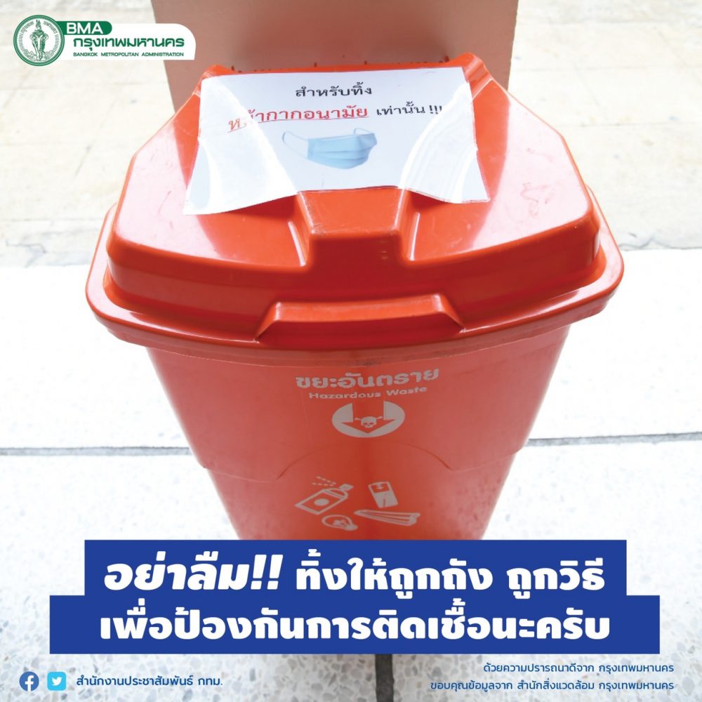 เร่งรณรงค์ให้ประชาชนทิ้งขยะลงถังให้ถูกประเภท
