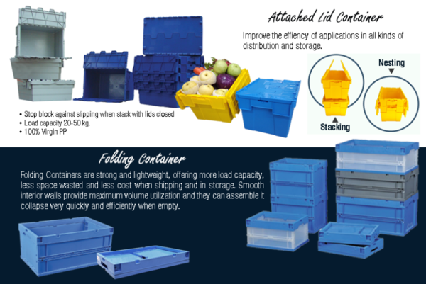 Plastic Container ตัวเลือกในการจัดเก็บ-ขนย้าย ตอบโจทย์หลากหลายรูปแบบการใช้งาน