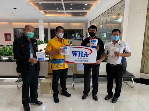 Photo Release: WHA Group Donates KN-95 Masks to Pattaya Administration to Support Local Communities