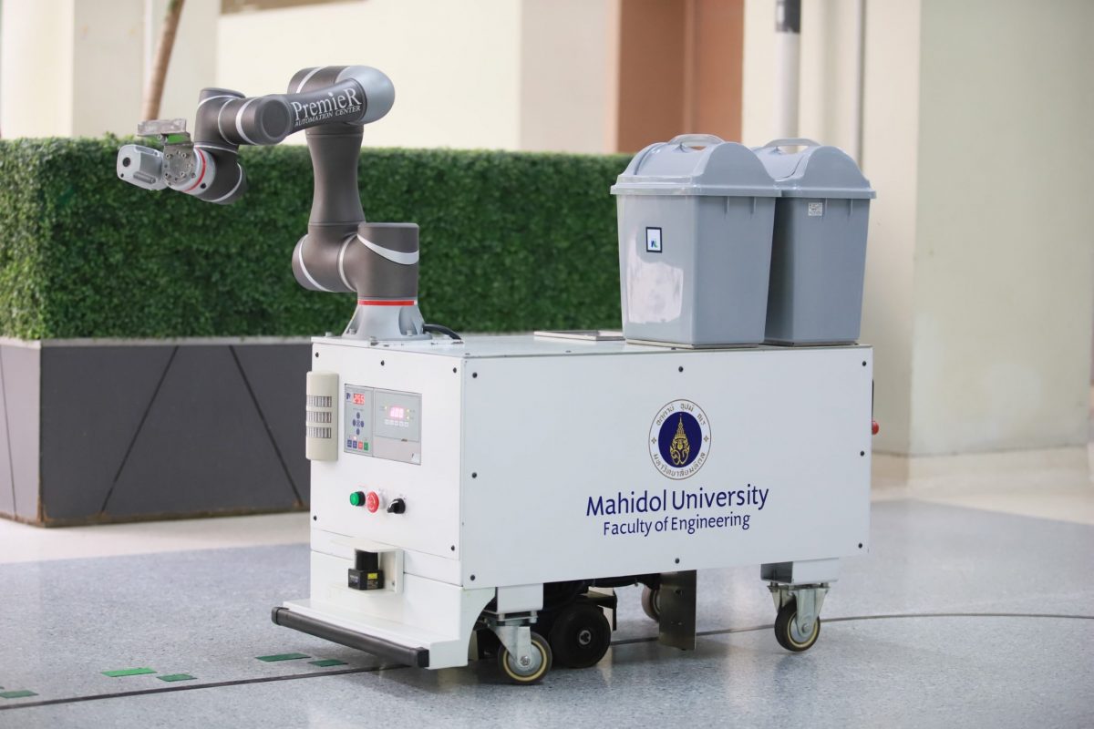 มหิดล เปิดนวัตกรรมสู้ COVID-19 หุ่นยนต์เวสตี้ เก็บขยะติดเชื้อ และหุ่นยนต์ฟู้ดดี้ ส่งอาหาร-ยา ตอบรับวิถีใหม่ New Normal