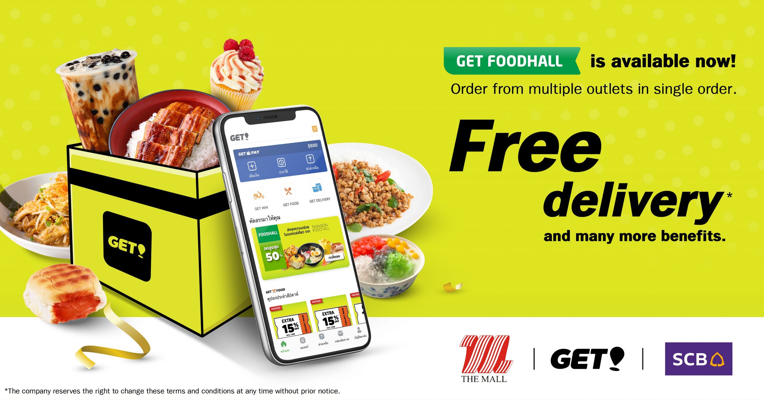 GET, The Mall and SCB partner to launch data-driven, hyperlocal food delivery service GET FOODHALL