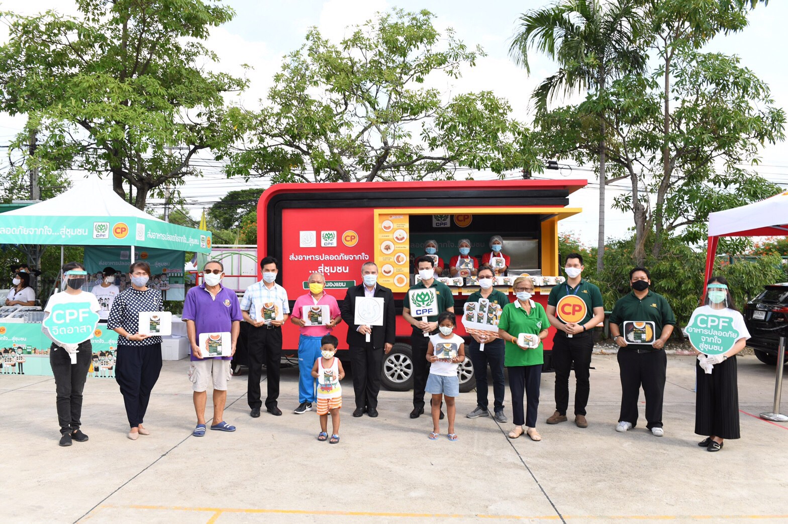 Photo Release: CPF Food Truck delivered meals to people in Nongkhame district