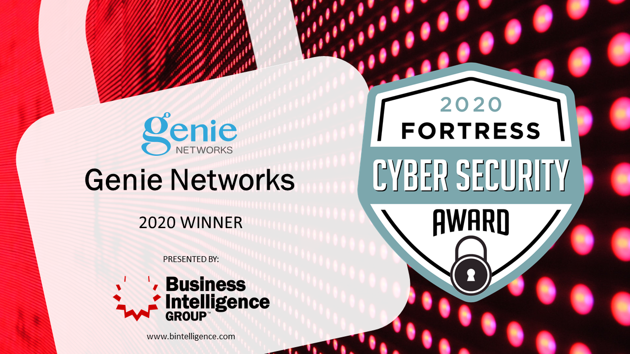 Genie Networks คว้ารางวัล 2020 Fortress Cyber Security Award