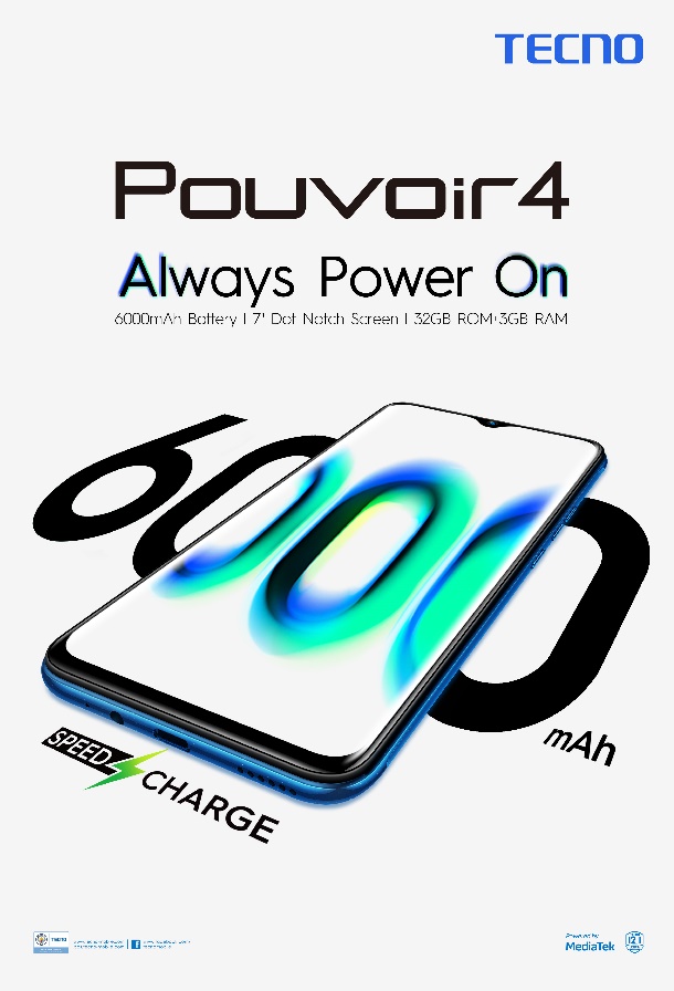 TECNO Mobile unveils the Pouvoir 4 for the local market gaming and video creator community