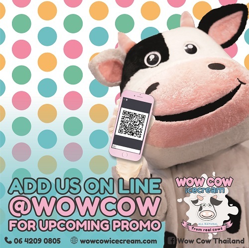 Wow Cow Offers Free Limited-Edition T-Shirt When Order via LINE @WowCow
