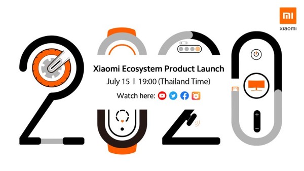 เตรียมพบกับ การเปิดตัวสุดยอดนวัตกรรมอัจฉริยะแห่งปี 2020 ในงาน Xiaomi Ecosystem Product Launch Event วันที่ 15 กรกฎาคมนี้ เวลา 19:00 น.