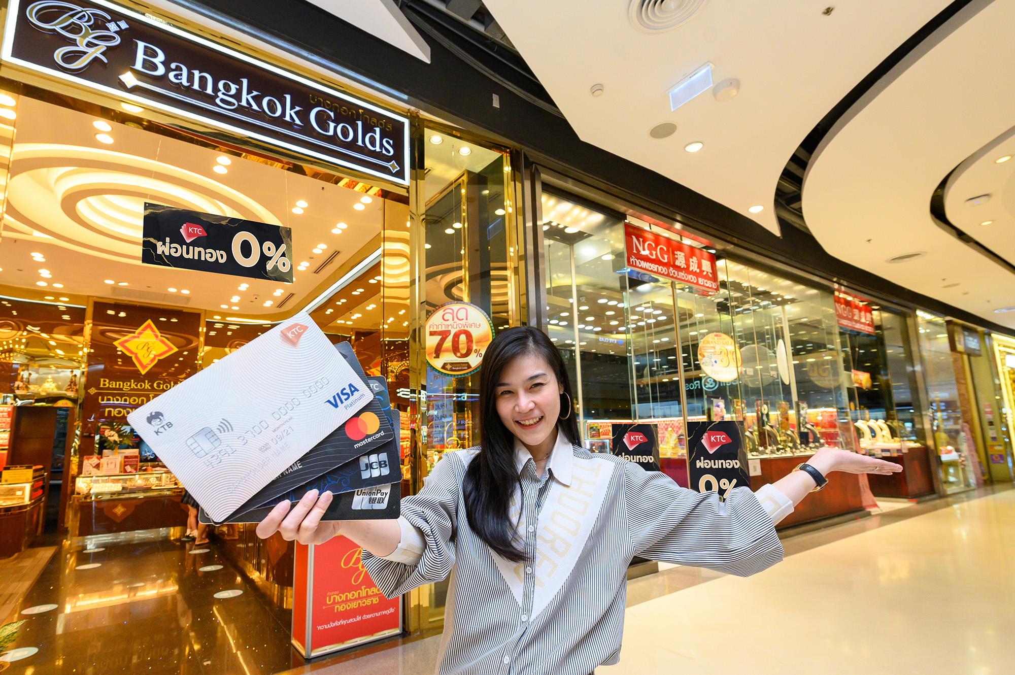 KTC jointly with leading gold shops offer special promotions for Mothers Day