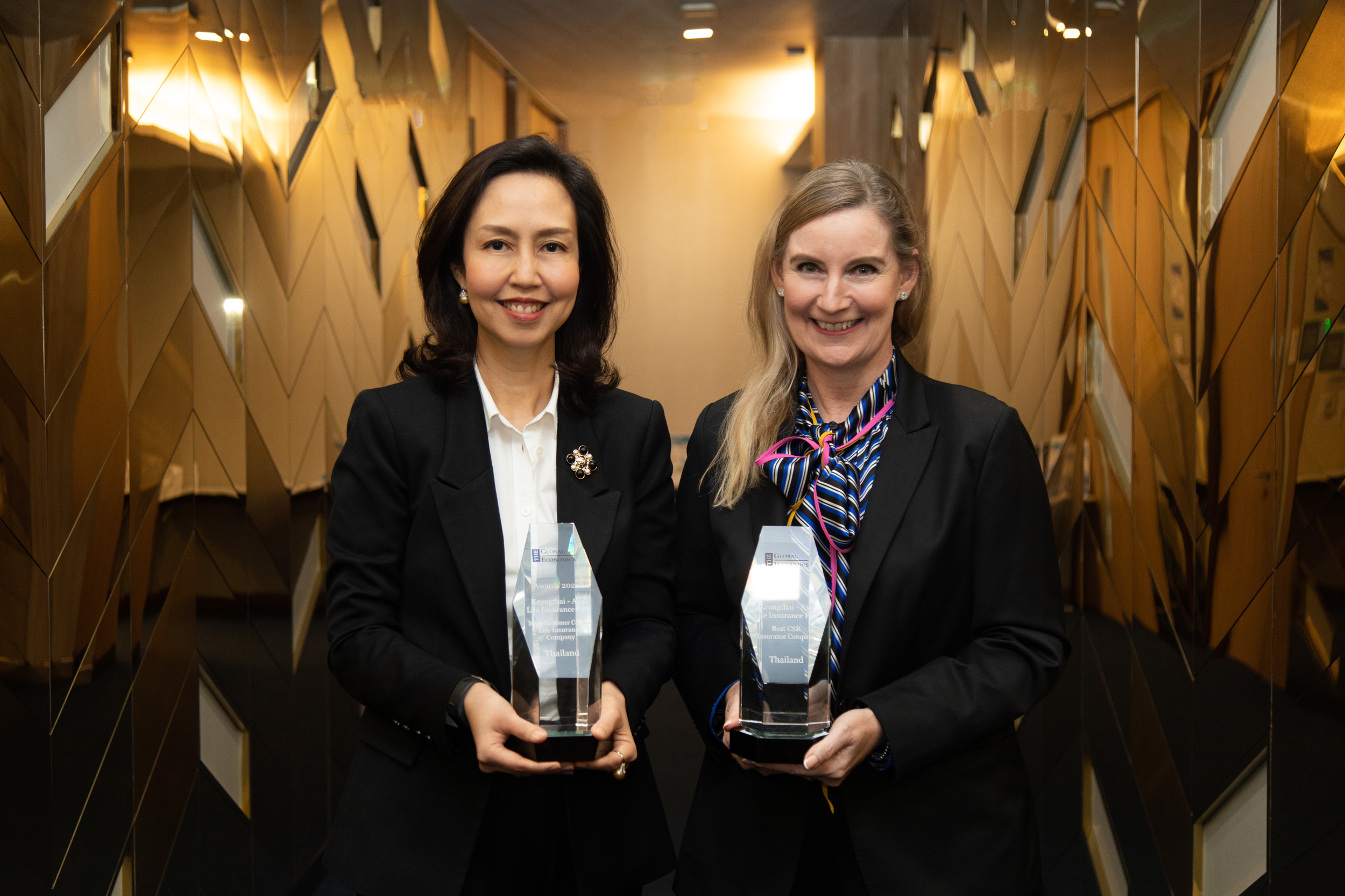 กรุงไทยแอกซ่า ประกันชีวิต คว้า 2 รางวัล ระดับนานาชาติ จาก Global Economics Awards 2020