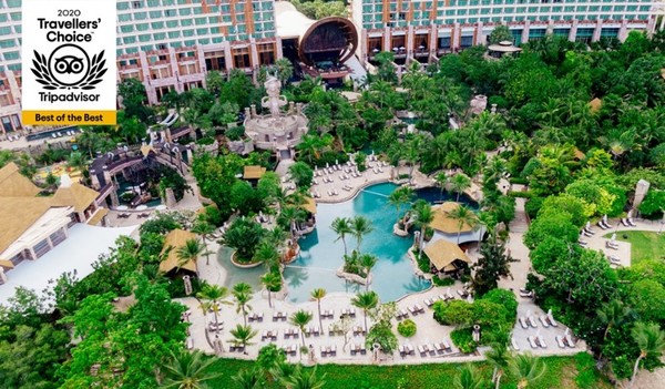 Centara Grand Mirage Beach Resort Pattaya in Top 25 Family Hotels Travelers Choice Best of the Best award in Thailand 2020