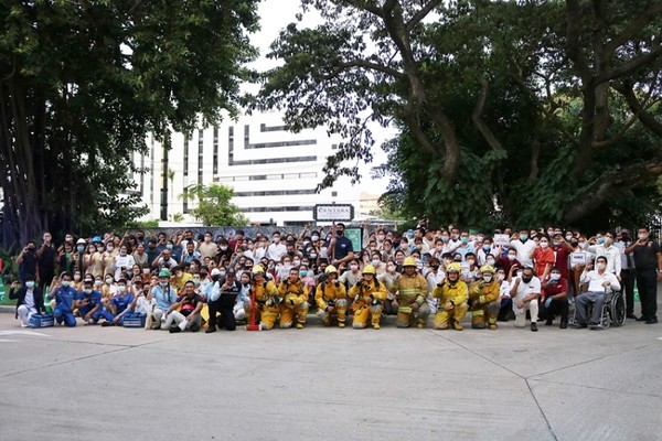 Centara Grand Mirage Pattaya held annual fire drill evacuation 2020