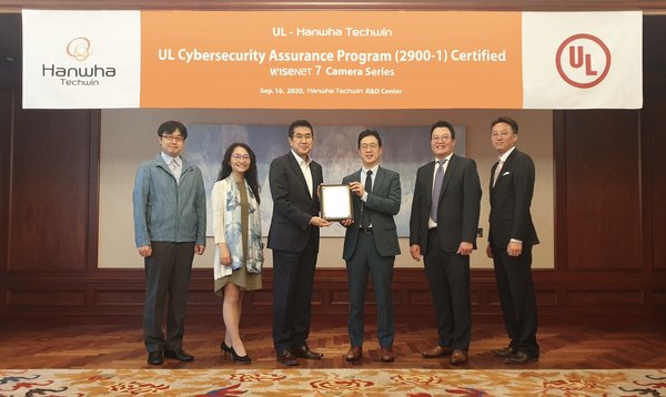 Hanwha Techwin's 'Wisenet7' video surveillance cameras acquired international cybersecurity certification 'UL