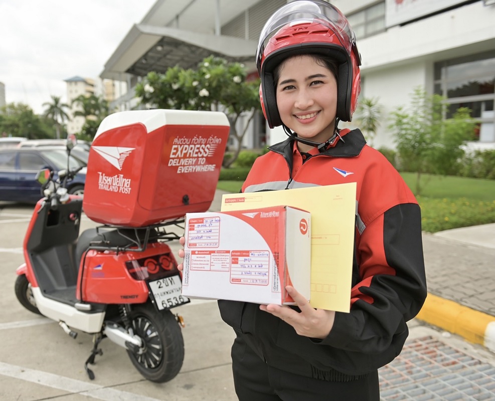 ไปรษณีย์ไทย เตรียมลุยนำจ่ายด้วยรถจักรยานยนต์ไฟฟ้า ช่วยลดมลพิษบนเส้นทางขนส่ง