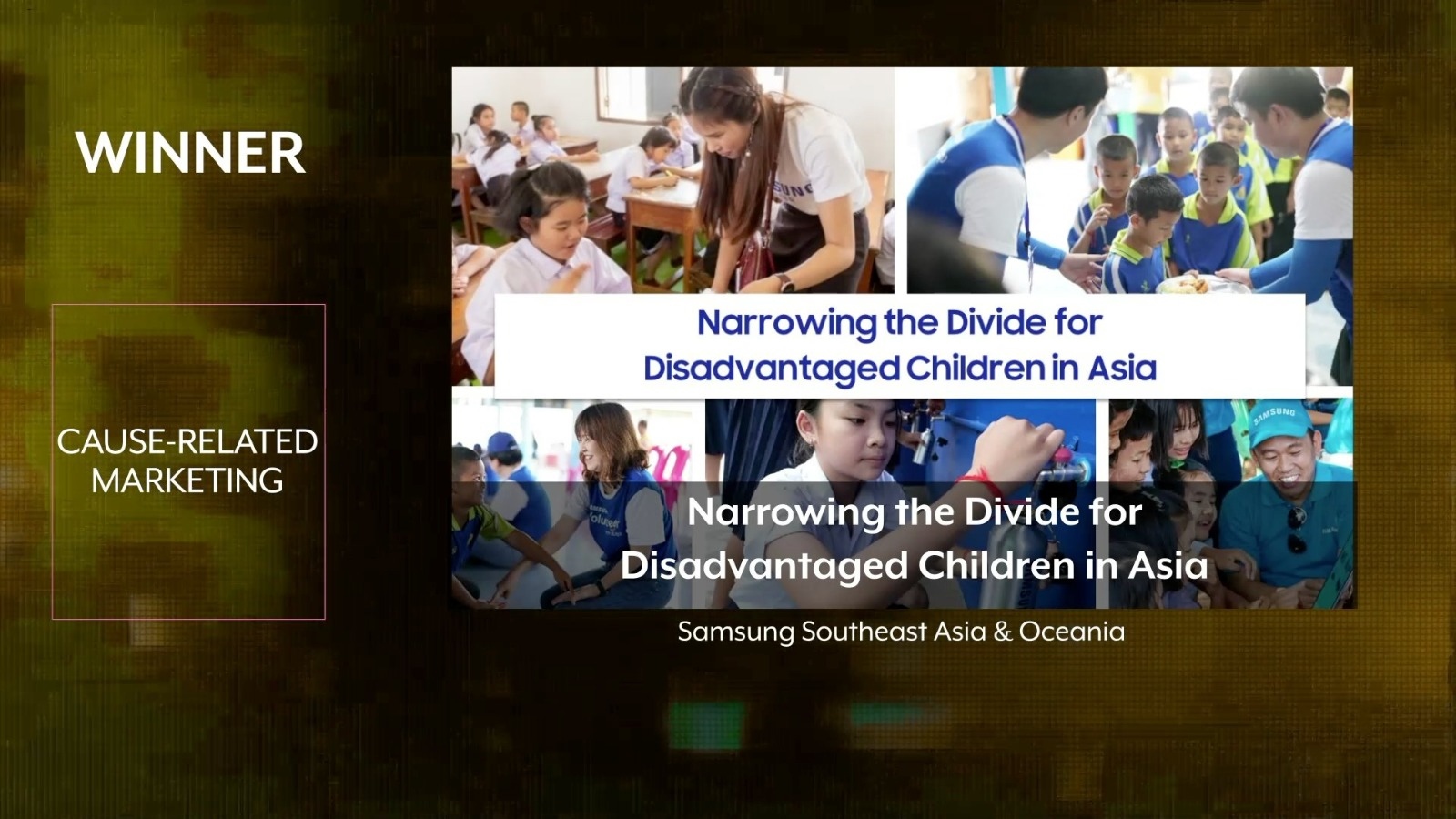 โครงการ Samsung Love Care คว้ารางวัล จากงาน Asia-Pacific SABRE Awards 2020