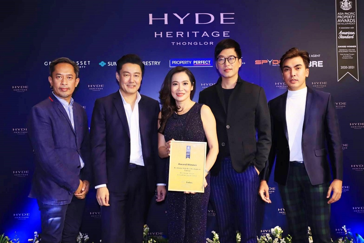 HYDE Heritage Thonglor คว้ารางวัล AWARD WINNER สุดยอดโครงการที่พักอาศัย จากเวทีระดับโลก International Property Awards 2020, England
