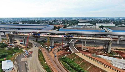 More than 500 SANY machines are working on the Jakarta-Bandung high-speed railway project