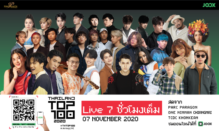 กลับมาอีกครั้ง เล่นใหญ่กว่าเดิม! JOOX x Siam Paragon Presents Thailand Top 100 by JOOX 2020 Social HIT- ancing ดู ห่าง ห่าง อย่าง ฮิต