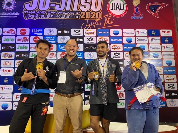 นศ. ม.หอการค้าไทย คว้า 2 เหรียญทอง กีฬายูยิตสูชิงชนะเลิศแห่งประเทศไทย