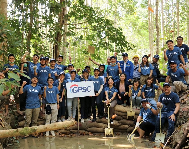 กลุ่ม GPSC ร่วมสร้างฝายต่อเนื่องปีที่ 6 ฟื้นฟูระบบนิเวศป่าชุมชนเขาภูดรห้วยมะหาด