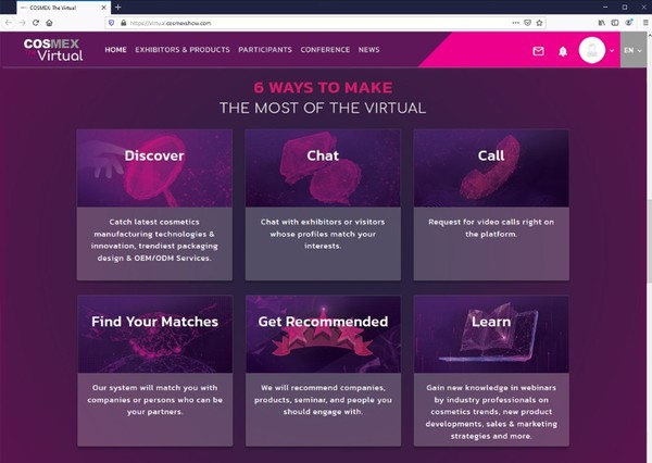 เชื่อมต่อเครือข่ายธุรกิจความงามทั่วโลก สร้างโอกาสแบบไร้ขีดจำกัดที่ COSMEX: The Virtual