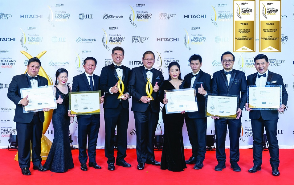 น้องใหม่ รีโว ดีเวลลอปเม้นท์ สุดเจ๋งคว้า 5 รางวัลอันทรงเกียรติ จากงาน PropertyGuru Thailand Property Awards