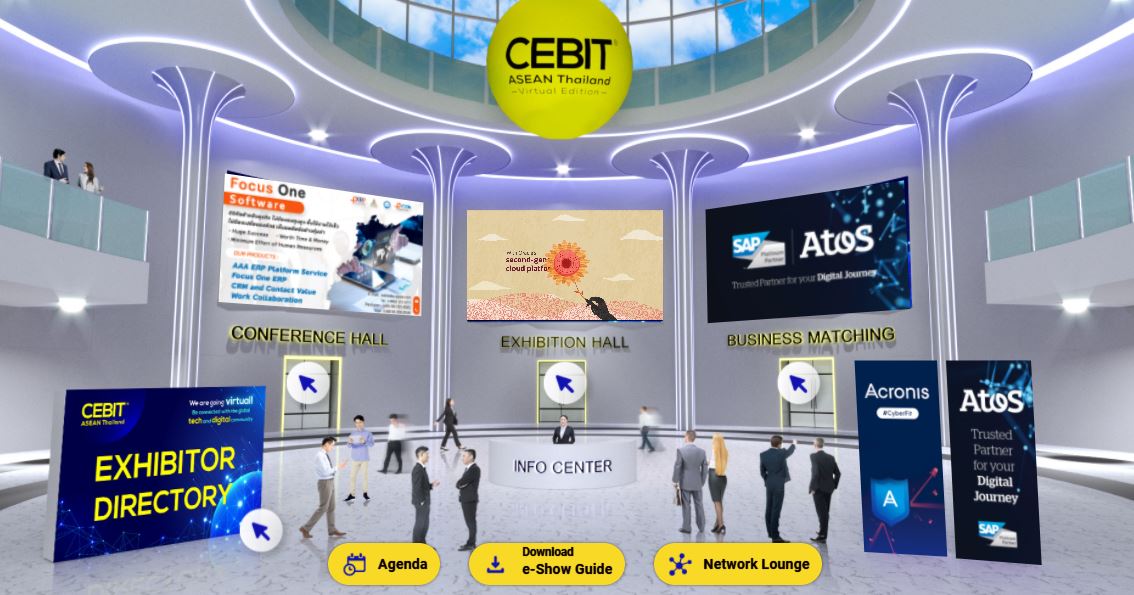 CEBIT ASEAN Thailand 2020 Virtual Edition ประสบความสำเร็จในการจัดงานรูปแบบออนไลน์ครั้งแรก รวมผู้ชมงานกว่า 2,584 รายจาก 32