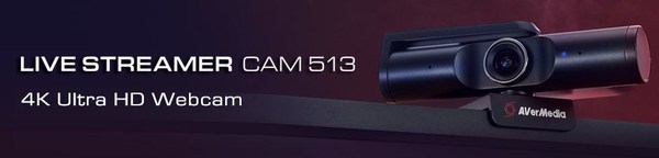 AVerMedia เปิดตัว Live Streamer CAM 513 กล้องเว็บแคมความละเอียด 4k UHD มาพร้อมเลนส์มุมกว้างและซอฟต์แวร์ถ่ายภาพ Camengine สุดล้ำ