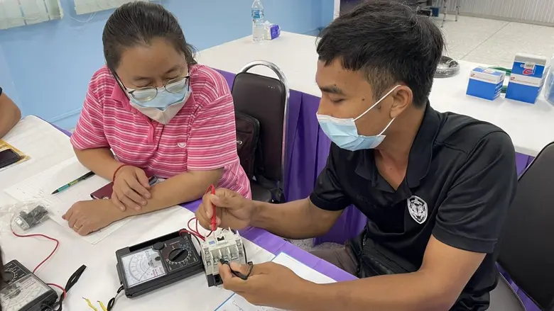 จังหวัดมหาสารคาม พัฒนาช่างไฟฟ้าเพื่อเพิ่มขีดความสามารถในการแข่งขันอย่างต่อเนื่อง