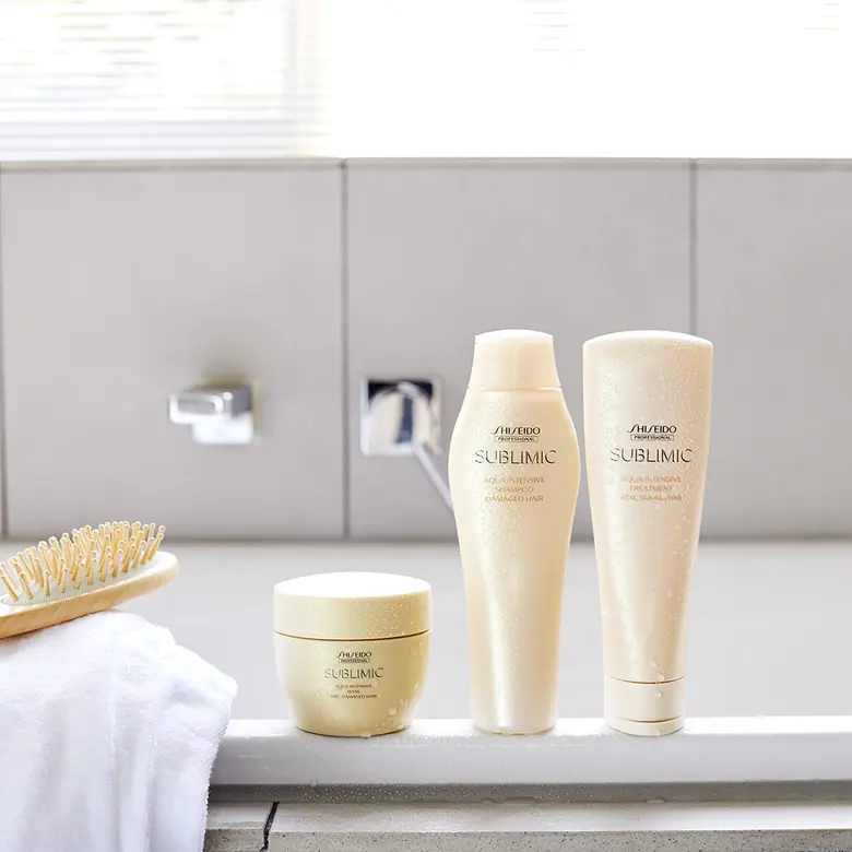 ฟื้นบำรุงผมแห้งเสียให้กลับมาสวยด้วย 2 ตัวช่วยจากชิเซโด้ โปรเฟสชั่นแนล SUBLIMIC "AQUA INTENSIVE" และ "LUMINOFORCE"