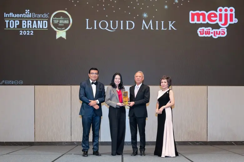 ซีพี-เมจิ คว้ารางวัล "สุดยอดแบรนด์ที่ทรงอิทธิพลต่อผู้บริโภคมากที่สุด" จากเวที Influential Brands ประเทศสิงคโปร์