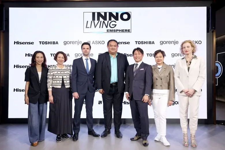 Hisense, Toshiba, Gorenje, Asko จับมือร่วมกันแถลงข่าวเปิดตัวโชว์รูม "INNOLIVING - EMSPHERE"