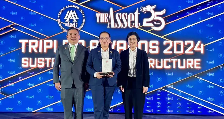 EGCO Group wins "Green Financing Deal of The Year" from The Asset Triple A Sustainable Infrastructure Awards 2024