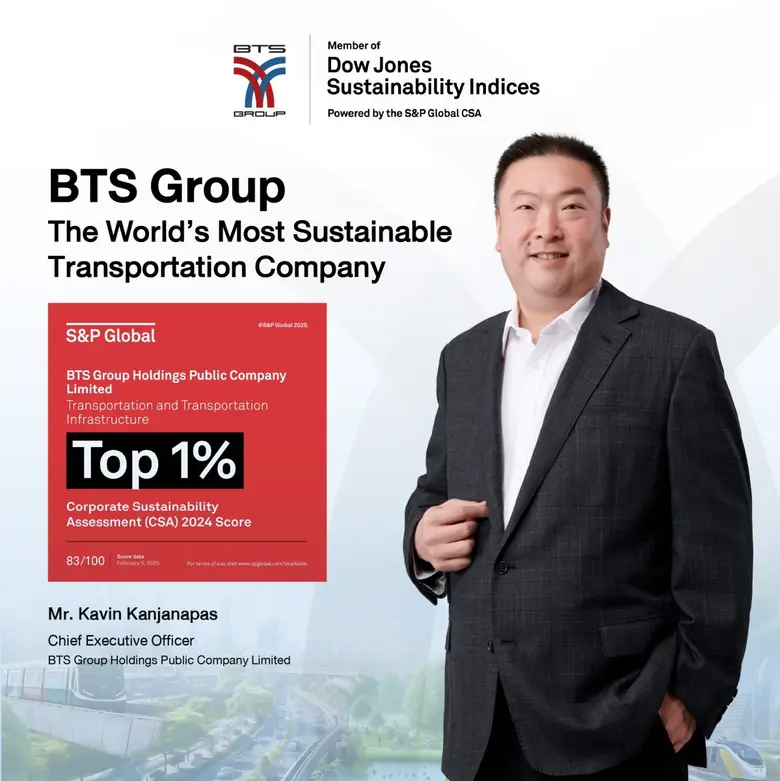 BTS Group - Awarded the Top 1% in S&amp;P Global Corporate Sustainability Assessment   within the S&amp;P Sustainability Yearbook 2025
