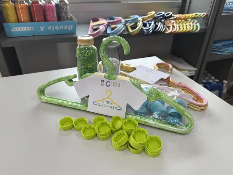 UP Moves Toward Sustainability: Transforming Plastic Bottle Caps into Hangers to Reduce Waste and Protect the Environment