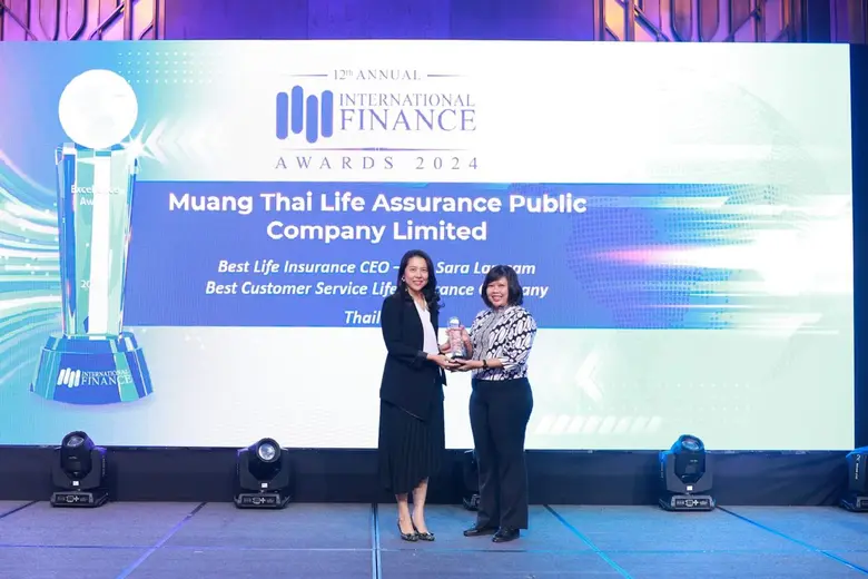 เมืองไทยประกันชีวิต คว้า 2 รางวัลใหญ่ จากเวที "International Finance Awards 2024"