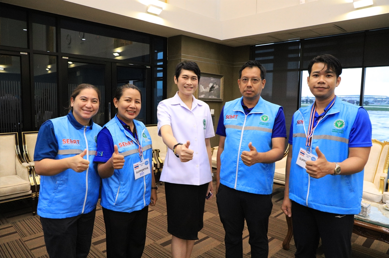 SEhRT กรมอนามัย ปิดภาคกิจทีม "มัณฑเลย์ 82" อย่างภาคภูมิ เสริมงานอนามัยสิ่งแวดล้อมในภาวะฉุกเฉินที่เข้มแข็ง