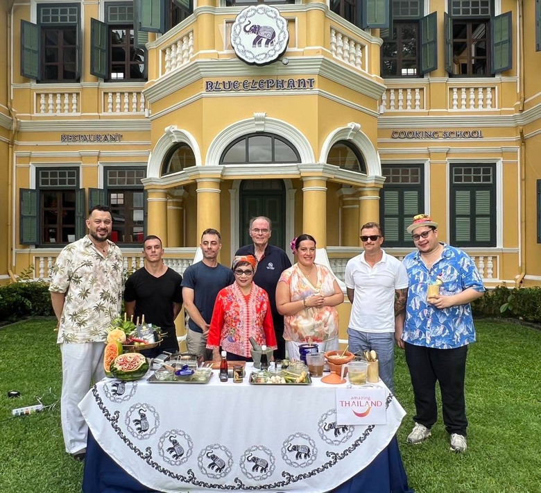 Blue Elephant's Master Chef Nooror and Chef Sandra Showcase Thai Culinary Soft Power via Live Broadcast