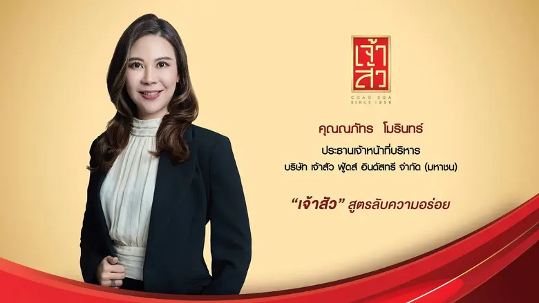 "CHAO" ประกาศผลการดำเนินงานไตรมาส 1/2568 ทำรายได้ 323.3 ล้านบาท หลังกลุ่มขนมขบเคี้ยวจากเนื้อสัตว์ในจีนโตเด่น ปรับเพิ่มขึ้นกว่า 11.8%