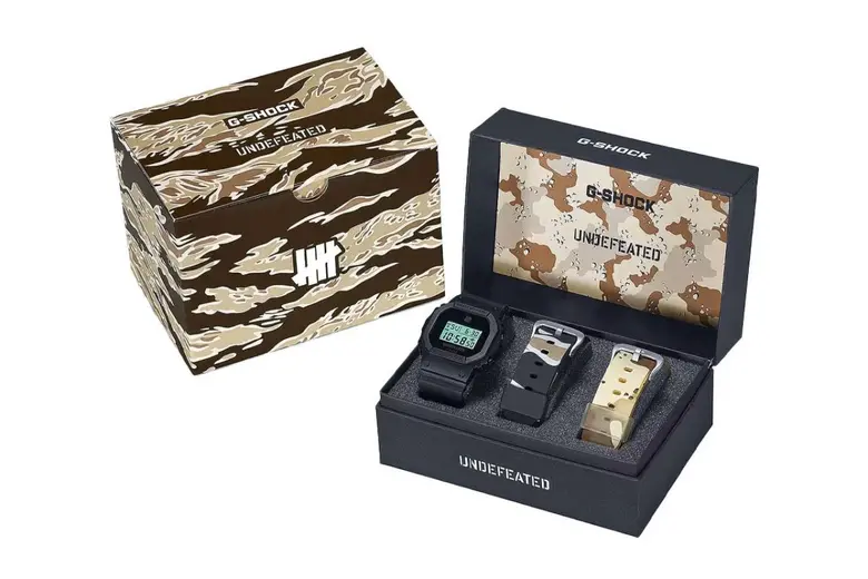 การร่วมมือครั้งใหม่ของ G-SHOCK และ UNDEFEATED ในการสร้างสรรค์นาฬิกสุดโดดเด่น ที่มาพร้อมเซ็ตสายเพิ่มอีก 2 เส้นให้สลับเปลี่ยนใช้งาน