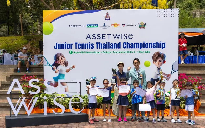นักเทนนิสเยาวชนโชว์ฟอร์มเด่นในศึก AssetWise Junior Tennis Thailand Championship 2025