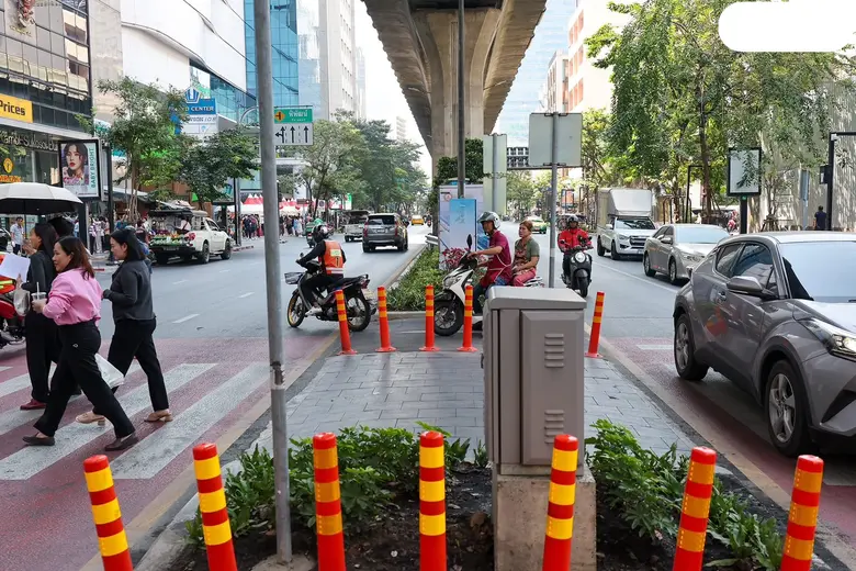กทม. เตรียมปรับปรุงทางม้าลายพร้อมจุดกลับรถถนนสีลม เพิ่มความปลอดภัยผู้สัญจร