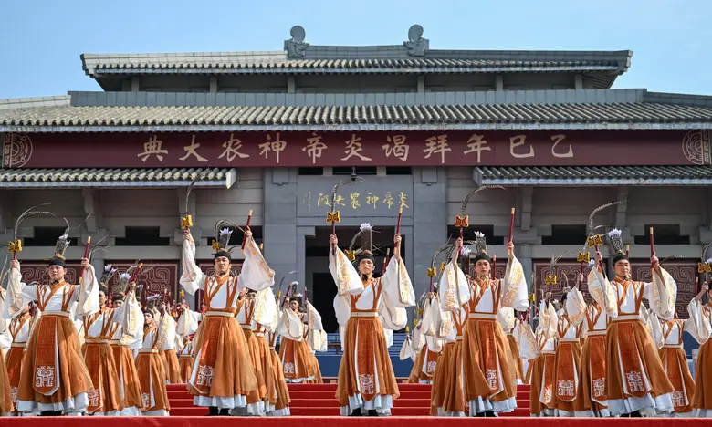Ancestral sacrifice held in Chinese Yan Emperor's hometown Suizhou
