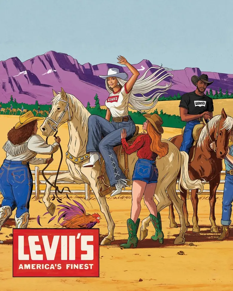 Levi's(R) จับมือกับศิลปินระดับโลกอย่าง Beyonce เปิดตัวคอลเลกชัน BEYONCE X LEVI'S(R) Tees: ผลงานคอลแลบแรกจากโปรเจกต์ REIIMAGINE