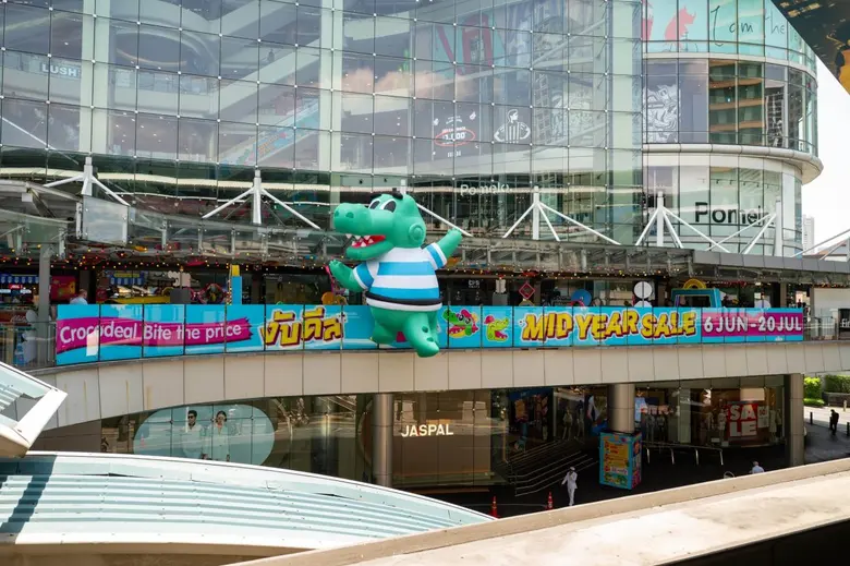 มา "งับดีล" ไปด้วยกัน กับแคมเปญ "CROCODEAL BITE THE PRICE" ที่ศูนย์การค้าเทอร์มินอล21 อโศก, พระราม 3, พัทยา, โคราช ที่เสิร์ฟความคุ้มทุกการช้อป