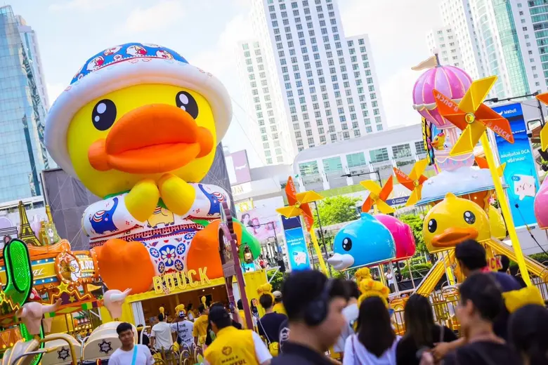 First time in Thailand - centralwOrld joins hands with B.Duck to launch super adorable outdoor carnival celebrating 20th anniversary in 'B.Duck 20th Playful World - City Fun Carnival'