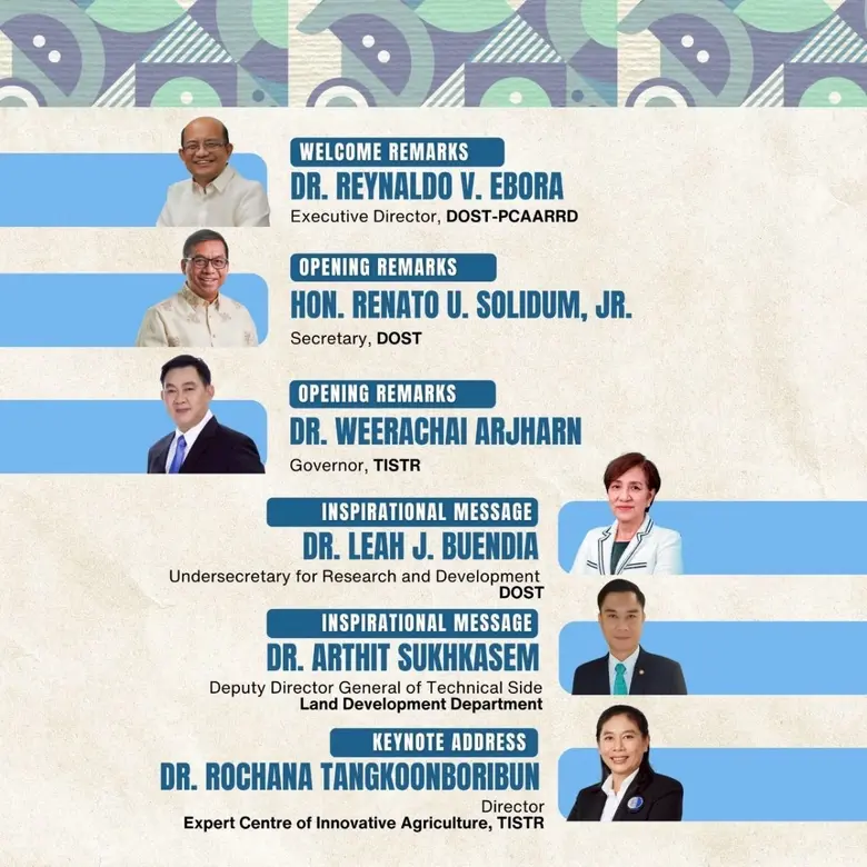 วว. ร่วมประชุมวิชาการ DOST-PCAARRD-TISTR ณ ประเทศฟิลิปปินส์ ผลักดันนวัตกรรมเพื่ออนุรักษ์ทรัพยากรดิน สร้างความมั่นคงทางอาหาร มุ่งสู่การเกษตรที่ยั่งยืน