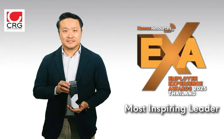CRG สร้างแรงบันดาลใจผ่านผู้นำยุคใหม่ "ปิยะพงศ์ จิตต์จำนงค์" คว้ารางวัล Most Inspiring Leader จากเวที Employee Experience Awards Thailand 2025